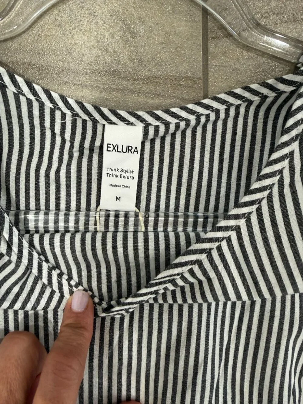 Two-Piece Matching Short Set - Nautical Stripes